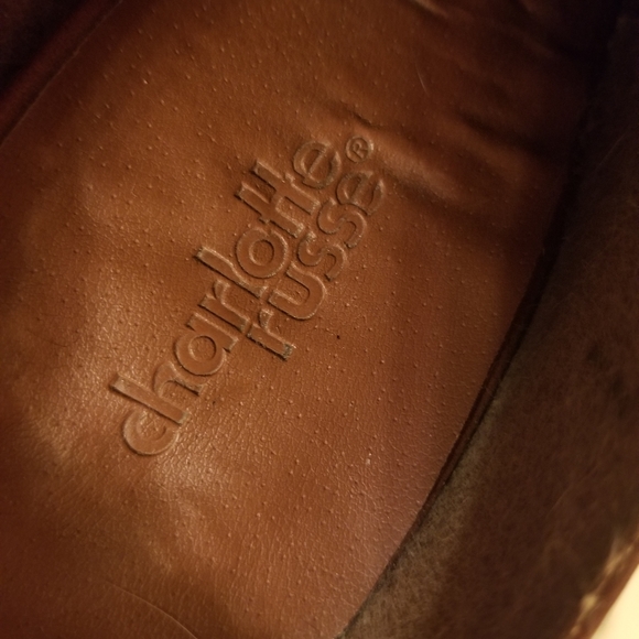 Faux leather no-back slip on booties sz 9 - Picture 5 of 6